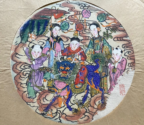 new tech discovers uk-german dyes in qing dynasty paintings