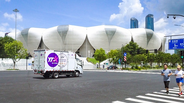 logistics giant adds 110 new energy vehicles to empower green asian games