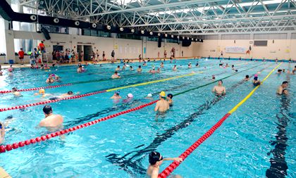 jianggan sports center: natatorium