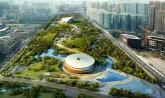 grand canal asian games park to be completed in 2021