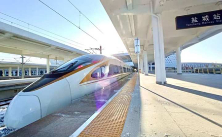 hangzhou opens high-speed trains to yinchuan, yancheng