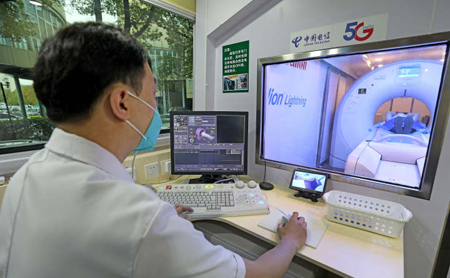 mobile ct car gives hangzhou residents access to smart medical services