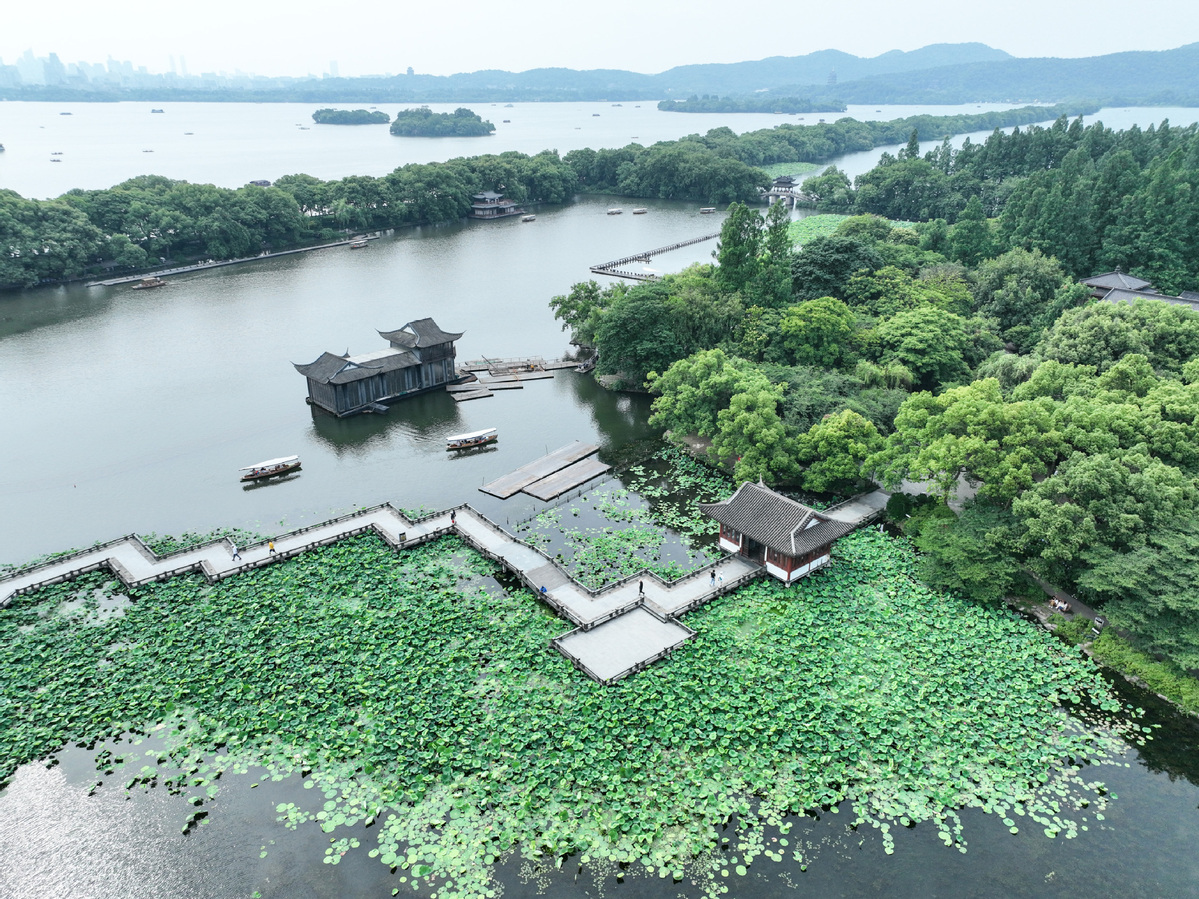 survey to assist ecology at west lake