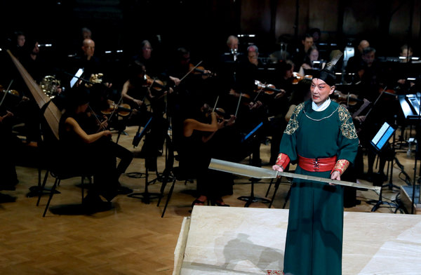 chinese drama merges western symphony, peking opera to tell paper-making legend