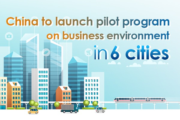 china to launch pilot program on business environment in 6 cities